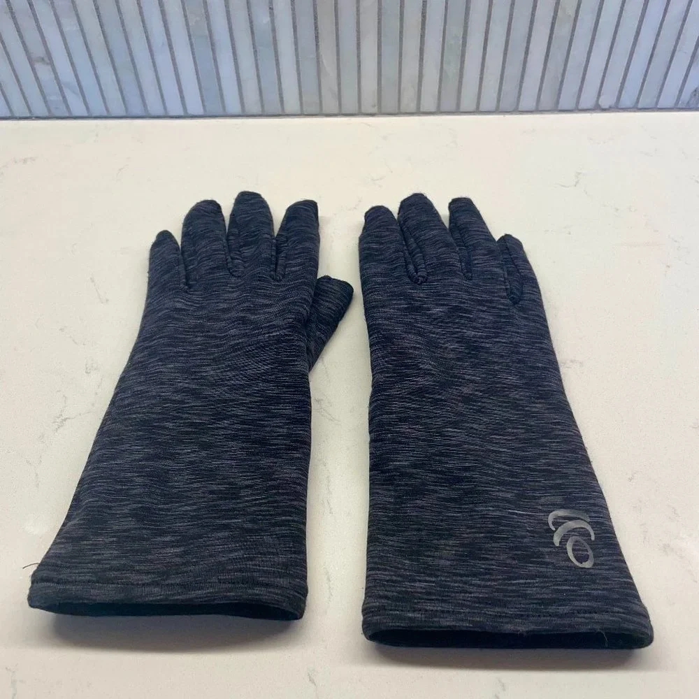 Marbled Black Gloves, Tech Touch, NWOT